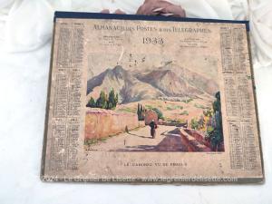 Almanach des Postes et Télégraphes 1933 sans feuillets intérieurs