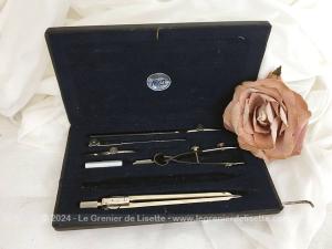 Ancienne boite à compas de précision Kern Aarau Suisse