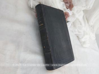 Datant de 1858, voici le livre 