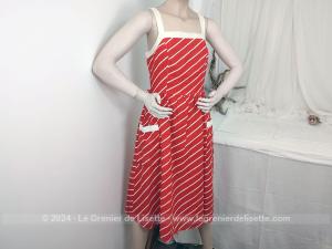 Robe dos nu à bretelle Betty Barclay style années 50