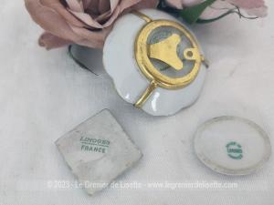 Trio miniatures porcelaine Limoges