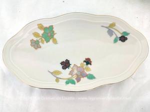 Duo raviers shabby porcelaine Pinkerhammer czechoslovakia modèle Carlsbad