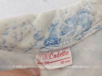 Robe de chambre vintage enfants 10 ans marque MG Cadette