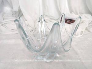 Vide-poche vintage cristal forme 6 pointes
