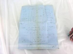 Ancienne petite lettre pli du 1 décembre 1852