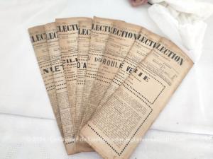 Lot de 8 anciennes revues Radio Sélection de 1930