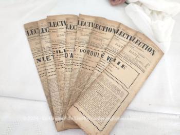 Voici un lot de 8 anciennes revues 