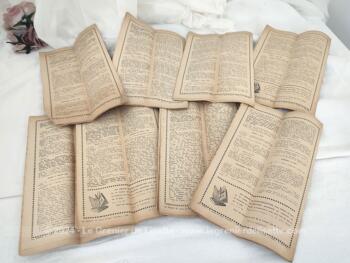 Voici un lot de 8 anciennes revues 
