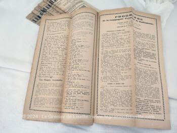 Voici un lot de 8 anciennes revues 