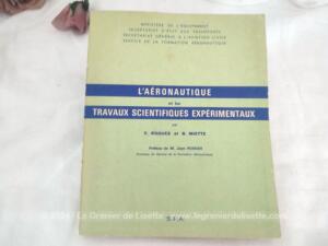 Livre « L’Aéronautique et les Travaux Scientifiques Expérimentaux »  de 1967