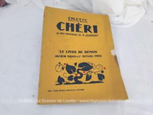 Ancien livre « Chéri » de Colette daté de 1927