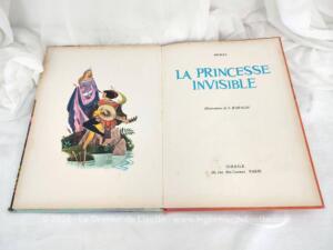Livre « La Princesse Invisible » de Sforza daté de 1967