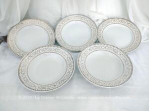 Lot 5 assiettes vintages Publicité Casino années 60