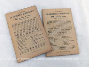 Voici un duo de petits livres de 11.5 x 17.5 x 0.6 cm  concernant les 