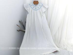 Adorable robe fait main jeune fille smocks