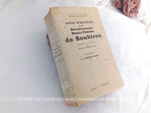 Livre « Notes Spirituelles de la Bienheureuse Marie-Thérèse de Soubiran » 1947