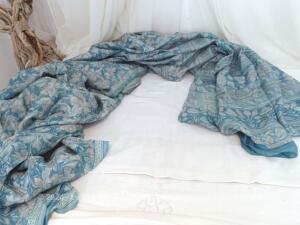 Superbe tissus soie Sari artisanat Made in India