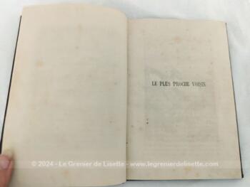 Ancien livre édité en 1876 par la Société des Livres Religieux comprenant  sur 123 pages 