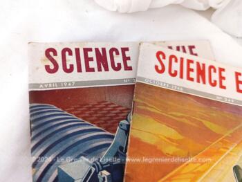 Voici 7 revues de Sciences et Vie correspondant au mois de janvier, avril, juin, juillet, aout et octobre 1946 et avril 1947, pour savoir tout ce qui s'est passé dans le monde ces mois là, en cette période d'après guerre. Très instructif.