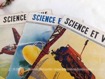 Voici 7 revues de Sciences et Vie correspondant au mois de janvier, avril, juin, juillet, aout et octobre 1946 et avril 1947, pour savoir tout ce qui s'est passé dans le monde ces mois là, en cette période d'après guerre. Très instructif.