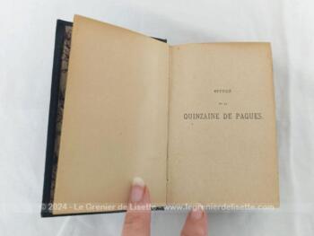 Voici un ancien petit missel de la Quinzaine de Pâques  à l'usage de Rome - Semaine Sainte avec les  Offices et explications avec sur chaque page, une partie en français et sur l'autre en latin. Vraiment très intéressant.