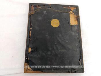 Sur 27 x 21 cm, voici un incroyable dessin de 9 x 14 cm datant du XIX°,  signé et portant au dos l'estampillé 