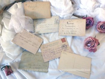 Voici un lot de 7 cartes postales anciennes sur papier cartonné représentant différents paysages et portant presque toutes la date de 1904.