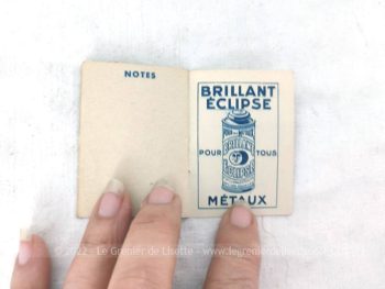 Ancien et très mini almanach carnet de notes, daté  de 1934  de 16 pages.  Cadeau publicitaire de la 