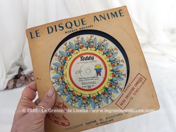 Datant des années 50, Voici dans sa pochette en papier épais, un disque 78 T,  de la marque 