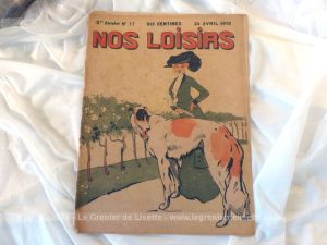 Ancienne revue « Nos Loisirs » du 24 avril 1910