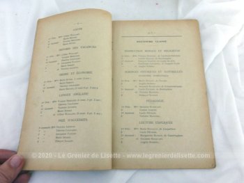 Voici une brochure de 