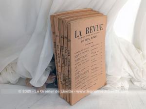 Lot de 5 revues bimensuelles « La Revue des Deux Mondes » de 1949