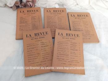 Voici un lot de 5 revues bimensuelles 