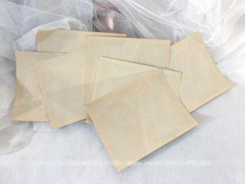 Lot de 6 anciennes étiquettes sirop 
