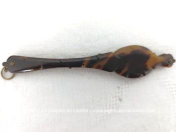Ancienne paire de lunettes face à main bakélite – Image 10