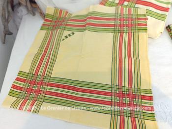 Belle nappe monogrammes brodés JD et ses 8 serviettes – Image 9