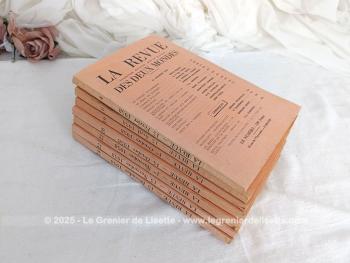 Voici un lot de 7 revues bimensuelles 