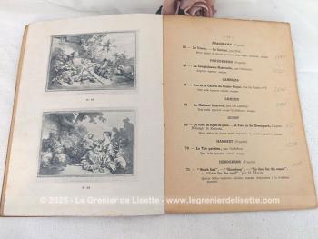 Voici un ancien catalogue d'Estampes Anciennes des Ecoles Anglaise et Française lors d'une Vente aux Enchères à l'Hôtel Drouot du jeudi 2 avril 1925 sur 22 pages d'énumération et 10 pages de reproduction, avec annotations au crayon.