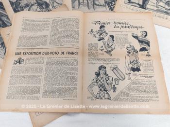 Datant de 1949, voici 6 revues  bi-hebdomadaire 