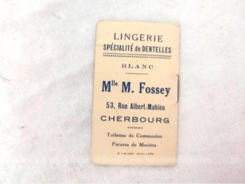 Ancien et très mini almanach carnet de notes, daté  de 1938 de 16 pages.  Cadeau publicitaire de la 