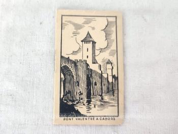 Ancien et très mini almanach carnet de notes, daté  de 1938 de 16 pages.  Cadeau publicitaire de la 