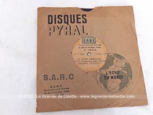 Ancien disque Pyral enregistrement sonore S.a.r.c. Vivaldi 1961