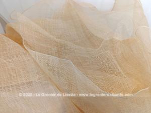 Trio coupons sisal fin couleur champagne