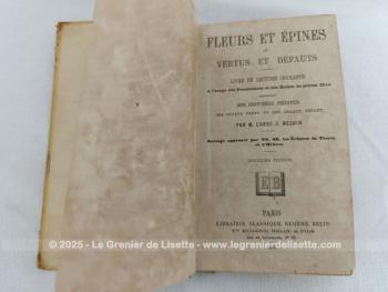 Ancien livre religieux  au titre de  