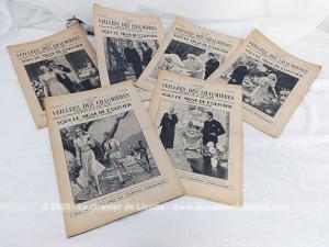 Lot 6 revues « Les Veillées des Chaumières » de 1949