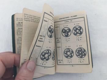 Ancien petit agenda de poche de 1933.Voici un ancien petit Agenda du Chasseur de juillet 1935 à juin 1936 et tout  ce qu'il faut pour les chasseurs.