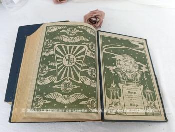 Voici deux beaux et grands livres anciens de collection avec ces deux tomes de dictionnaires de 1909 avec un tome français/allemand et un tome allemand/français. Une couverture à peine usée, mais que de charme dans ces deux livres centenaires.