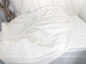 Long jupon ample crinoline ivoire
