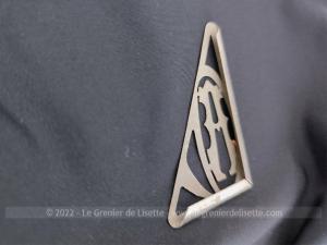 Monogramme triangle métal A pour insérer coin