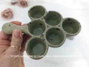 lot de 2 plats vintages de présentation avec 6 emplacements
